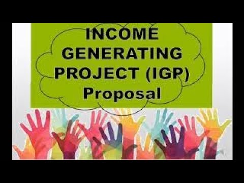 School Income Generating Project Igp Proposal Youtube