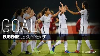 WNT vs. France: Eugénie Le Sommer Goal - Mar. 7, 2017