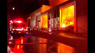 Incendio afectó chatarrería en importante central de bodegas en Rionegro