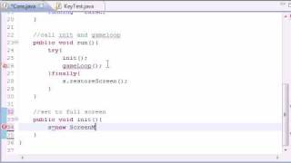Java Game Development - 27 - Creating a Core Class