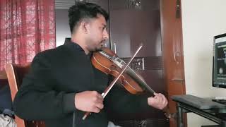 Rab ne  banadi .violin cover by rahad
