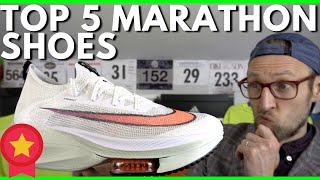 My top 5 shoes for the Marathon | Best running shoes for 26.2 miles | Nike Alphafly Next% ? | eddbud