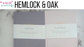 *NEW* HEMLOCK & OAK PLANNERS | Daily & Weekly Undated Planner Walk Through