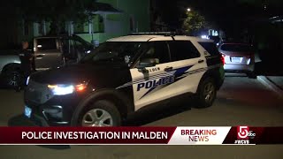 Police investigation in Malden