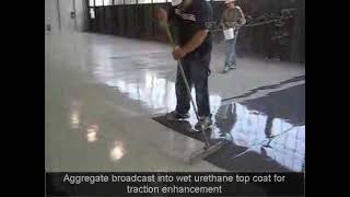 Aircraft Hangar Floor Receives Traction Enhancement