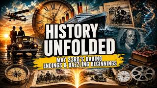 History Unfolded: May 23rd’s Daring Endings & Dazzling Beginnings