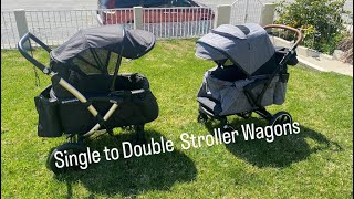 Single to Double Stroller Wagon - Pronto \u0026 Larktale