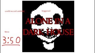 Roblox Alone In A Dark House