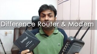 Difference Between Modem & Routers - Geekyranjit Explains