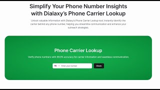 Dialaxy | How to Easily Identify Phone Carriers to Boost Your Communication Strategy