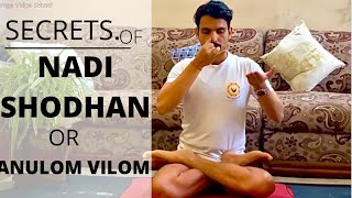 SECRET OF NADI SHODHAN PRANAYAM | Alternate nostril breathing | ANULOM  VILOM | @PrashantjYoga