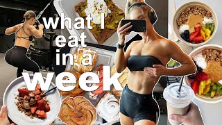 FULL WEEK OF EATING EVERYTHING I WANT (what I eat in a week and how I train)