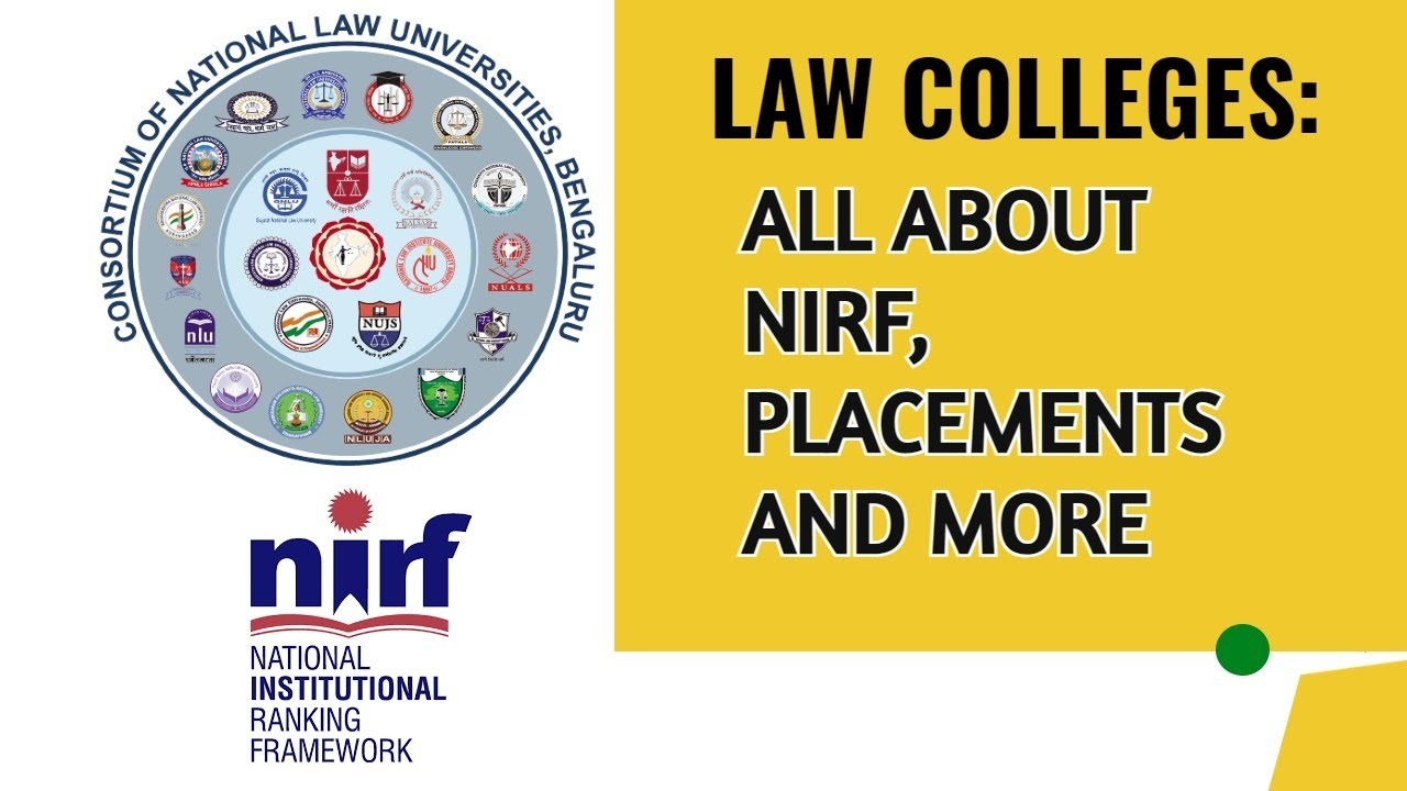 Law Colleges: All About NIRF Rankings Of Law Colleges - YouTube