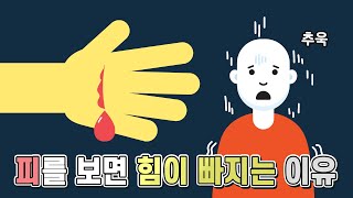 피를 보면 힘이 빠지거나 무서운 느낌이 드는 이유