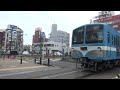 流鉄「流馬」号馬橋行き　幸谷駅付近の踏切　通過