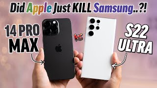 14 Pro Max vs S22 Ultra: ULTIMATE Apple vs Android Test!