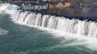 폭포수 떨어지는소리.한국의 나이아가라 폭포 직탕폭포 물 떨어지는소리,ASMR. The sound of water dripping from Niagara Falls in Korea.