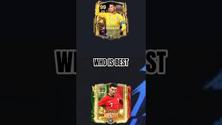 BEST ST CARD BATTLE 99 TOTS C.RONALDO VS 99 EURO C.RONALDO#shorts#fifamobile#gaming