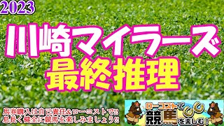 【2023川崎マイラーズレース予想】少頭数でも実力拮抗の面白いメンバーに!!展開面から狙いたい馬を強気に狙っていく形で!!