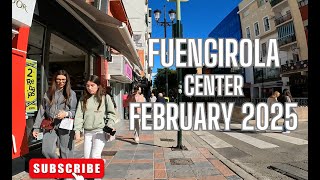 Fuengirola Centre 1 February 2025  Malaga Costa Del Sol, Andalucia