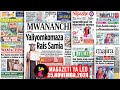 Magazeti ya leo,25/11/24,YALIYOMKOMAZA RAIS SAMIA,UPANDIKIZAJI INI MNH WAIVA,RAMOVIC NA MIKAKATI Y..