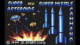 Atari Lynx Longplay [056] Super Asteroids & Missile Command