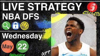 NBA DFS Strategy Wednesday 5/22/24 | DraftKings & FanDuel NBA Lineup Picks