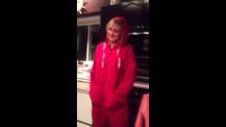 Me ripping the crotch out of my new onesie PRICELESS you can actually hear the rip