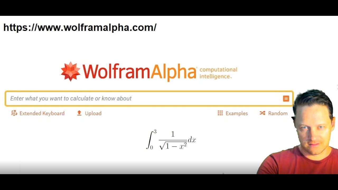 2 Minute Quickie - Calculate An Integral In Wolfram Alpha - YouTube