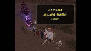 セグメント稼ぎ 盾なし編成戦詩操作(22.1.9) 11100P 【FF11】【FFXI】