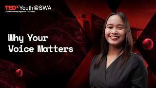 Why Your Voice Matters | Allicia Viona | TEDxYouth@SWA