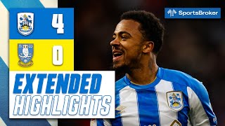 EXTENDED HIGHLIGHTS | Huddersfield Town 4-0 Sheffield Wednesday