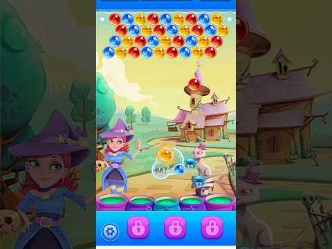 Jugabilidad del nivel 1 de Bubble Witch Saga 2