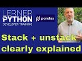 Flipping Data with Pandas: Stack & Unstack