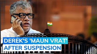 TMC MP Derek O'Brien's Silent Protest After Suspension From Rajya Sabha