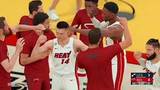 NBA 2K23 Miami Heat Vs Utah Jazz Part 1