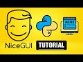 Menu Element - Python NiceGUI Tutorial 43