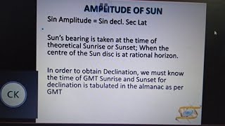 AMPLITUDE OF SUN THEORY