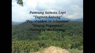 Pantung  Mongondow Samsia Lepi