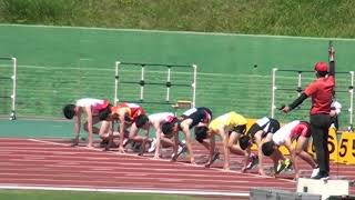 2022朝日記録会 高校男子100m予選第3組