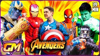 Avengers Vs Thanos - Epic Superhero Kids Parody with Nerf!