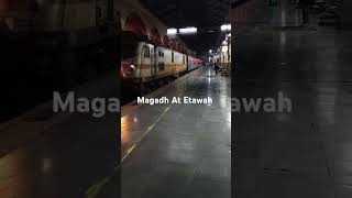 20801 Arrival on Etawah Junction at Platform 1