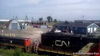 WSMRailVideos.Quick look,CN Old Yard,10/09/14