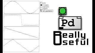 PureData tutorials - rich synthesis (9) - Wavetable synthesis