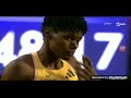 Dominiquane paulino  winner 400 m  women's meeting Bruxell diamond league 2024 september 13,2024