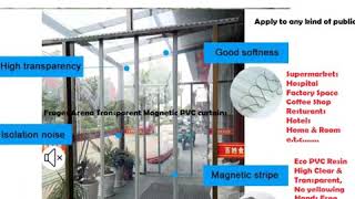 Fruges Magnetic Transparent PVC Curtains