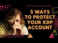 5 Ways To Protect Your KDP Account