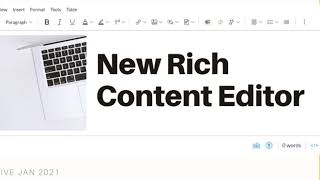 Guide to the new Rich Text Editor in Canvas