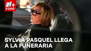 Sylvia Pasquel llega la funeraria donde velan restos de Silvia Pinal - Las Noticias