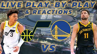 Utah Jazz vs Golden State Warriors | Live Play-By-Play & Reactions